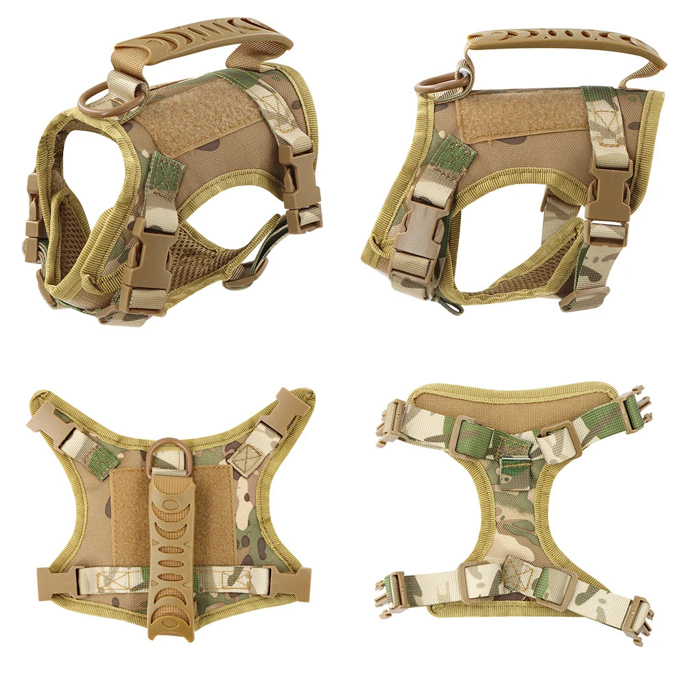 Tactical Cat Harness Leash Puppy Adjustable Kitten Vest For Military Small Dogs Harnesses Working Training Cat Accessories
