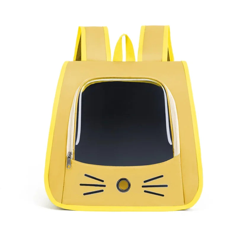 Pet Cat Carrier Bag Cat Backpack Outdoor Breathable Portable Shoulders Bag for Cats Small Dogs Transport Carrier