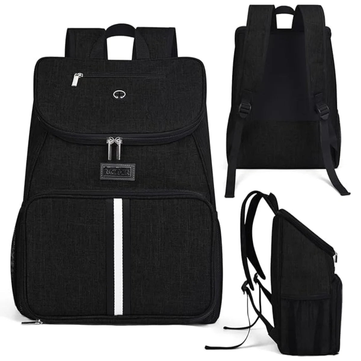 Pet Travel Bag Dog Cat Supplies Backpack, Water-resistent Diapers Food Travel Tote Backpacks Weekend Bags Accessories Set O
