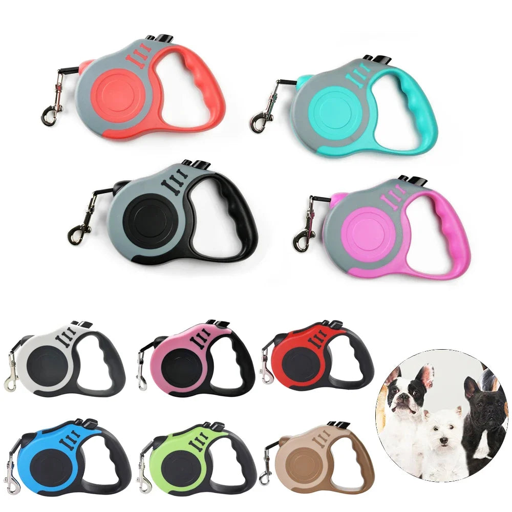 Smycz dla psa Mocna nylonowa smycz dla szczeniaka dla małych średnich dużych psów kotów Automatyczna zwijana Wytrzymała Yorkshire Pet Supplies