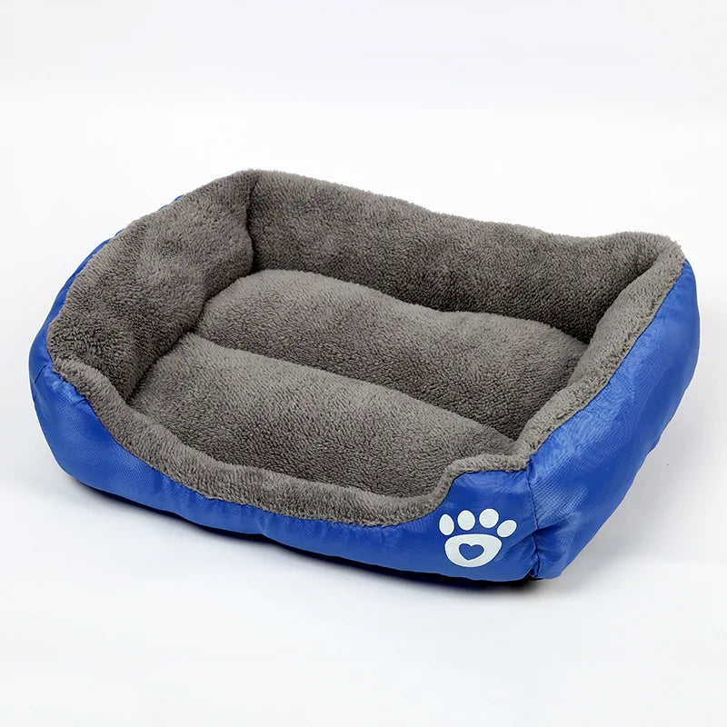 Duży Domowy Kot Pies Łóżko Kwadratowy Pluszowy Kennel Letni Zmywalny Kot Mata Wodoodporny Materac Poduszka Dla Zwierząt Średnie Duże Psy Artykuły Dla Zwierząt