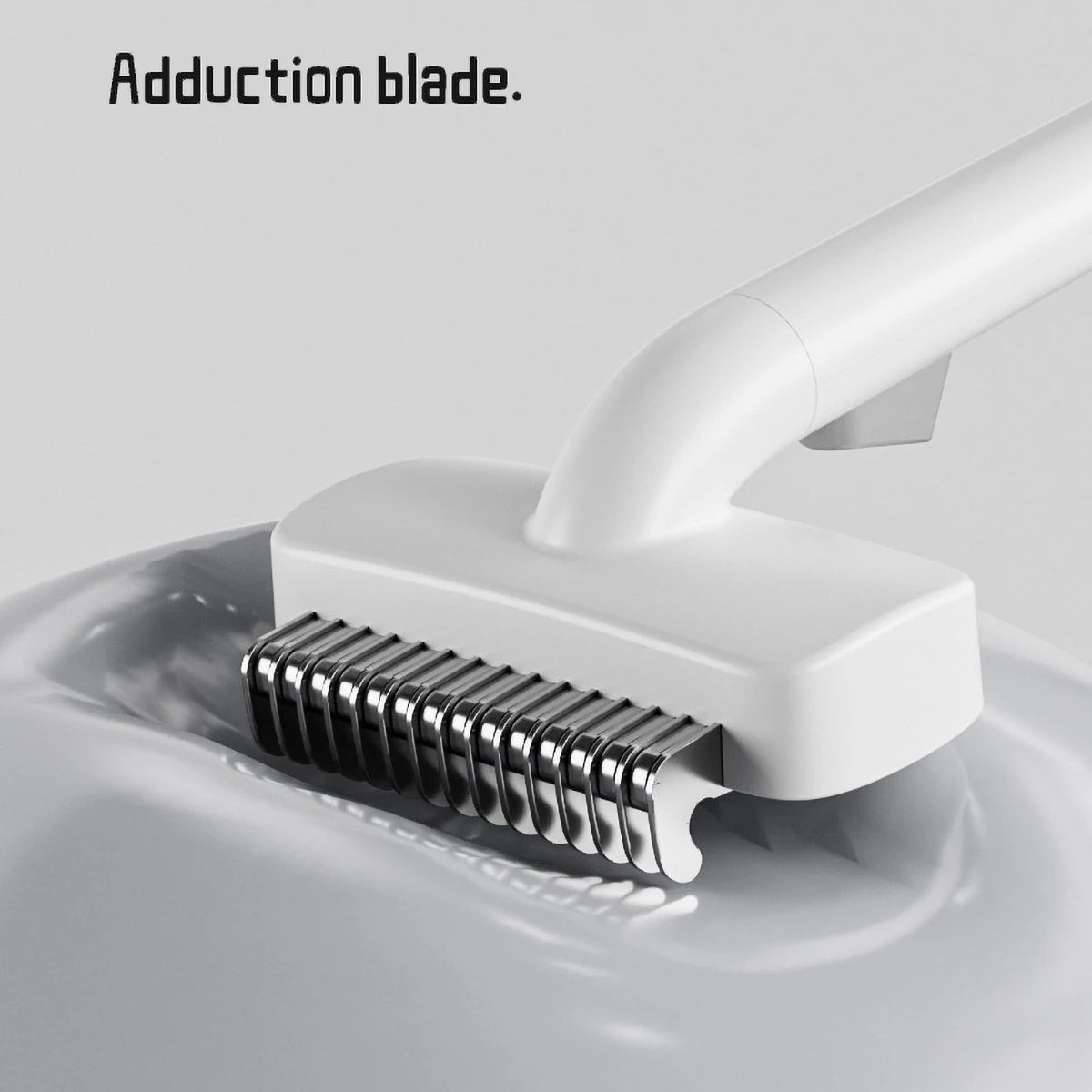 Stainless Steel Pet Comb with Rounded Knife Head - Dog Grooming Tool for Thinning Hair Gentle on Skin