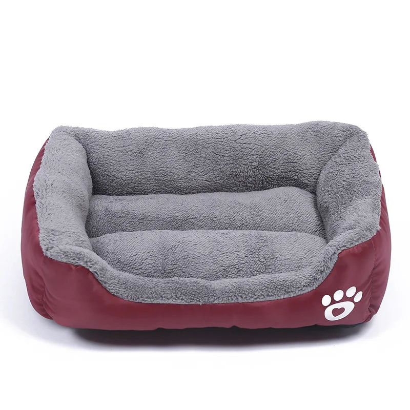 Duży Domowy Kot Pies Łóżko Kwadratowy Pluszowy Kennel Letni Zmywalny Kot Mata Wodoodporny Materac Poduszka Dla Zwierząt Średnie Duże Psy Artykuły Dla Zwierząt