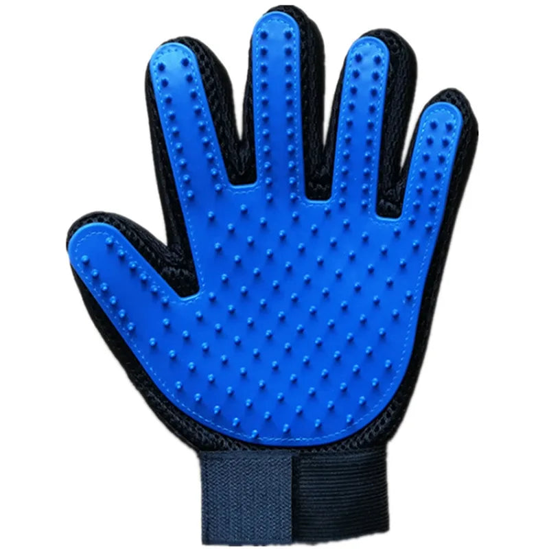 Cat Hair Remove Gloves Rubber Pet Beauty Cleaning Grooming Effective Massage Dog Combs Floating Brush 6 Color