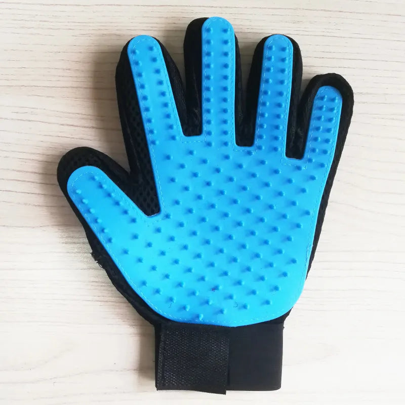 Cat Hair Remove Gloves Rubber Pet Beauty Cleaning Grooming Effective Massage Dog Combs Floating Brush 6 Color