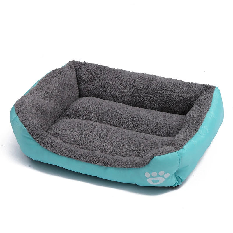 Duży Domowy Kot Pies Łóżko Kwadratowy Pluszowy Kennel Letni Zmywalny Kot Mata Wodoodporny Materac Poduszka Dla Zwierząt Średnie Duże Psy Artykuły Dla Zwierząt