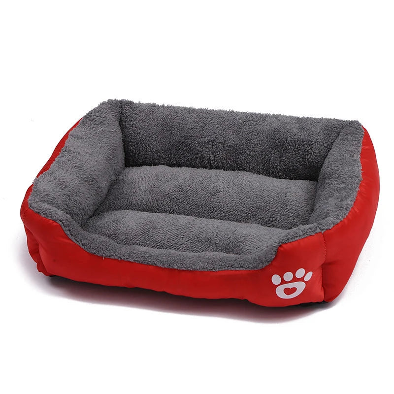 Duży Domowy Kot Pies Łóżko Kwadratowy Pluszowy Kennel Letni Zmywalny Kot Mata Wodoodporny Materac Poduszka Dla Zwierząt Średnie Duże Psy Artykuły Dla Zwierząt