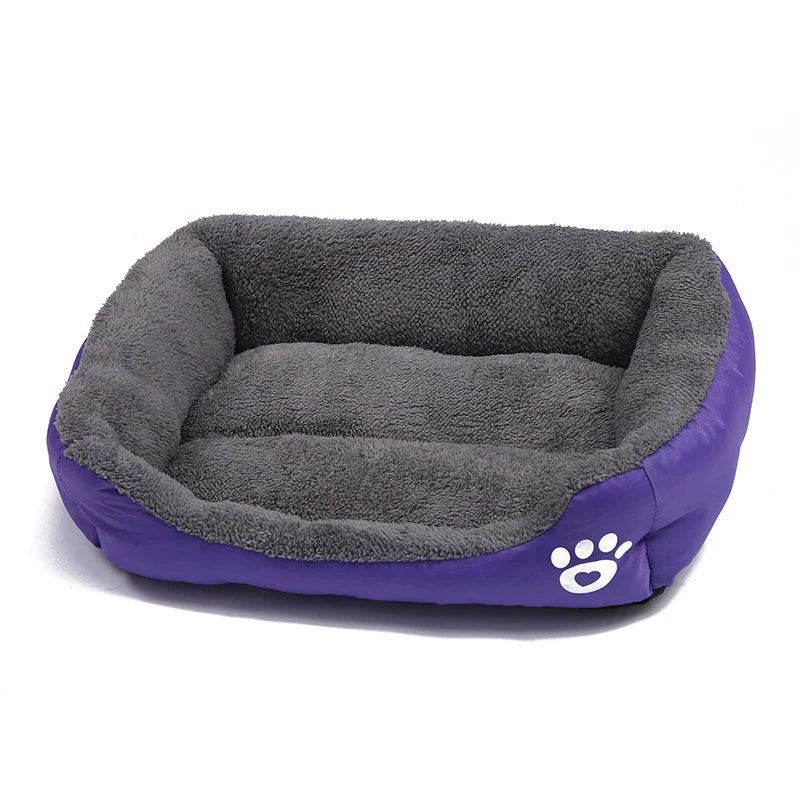 Duży Domowy Kot Pies Łóżko Kwadratowy Pluszowy Kennel Letni Zmywalny Kot Mata Wodoodporny Materac Poduszka Dla Zwierząt Średnie Duże Psy Artykuły Dla Zwierząt