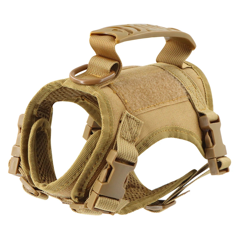 Tactical Cat Harness Leash Puppy Adjustable Kitten Vest For Military Small Dogs Harnesses Working Training Cat Accessories