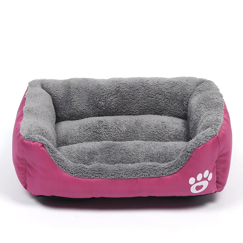 Duży Domowy Kot Pies Łóżko Kwadratowy Pluszowy Kennel Letni Zmywalny Kot Mata Wodoodporny Materac Poduszka Dla Zwierząt Średnie Duże Psy Artykuły Dla Zwierząt
