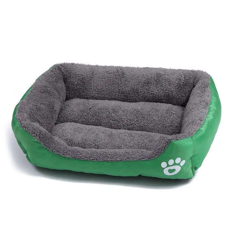 Duży Domowy Kot Pies Łóżko Kwadratowy Pluszowy Kennel Letni Zmywalny Kot Mata Wodoodporny Materac Poduszka Dla Zwierząt Średnie Duże Psy Artykuły Dla Zwierząt