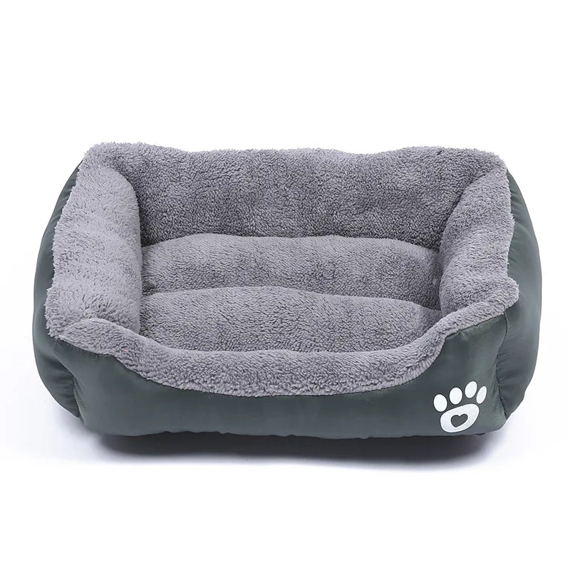 Duży Domowy Kot Pies Łóżko Kwadratowy Pluszowy Kennel Letni Zmywalny Kot Mata Wodoodporny Materac Poduszka Dla Zwierząt Średnie Duże Psy Artykuły Dla Zwierząt