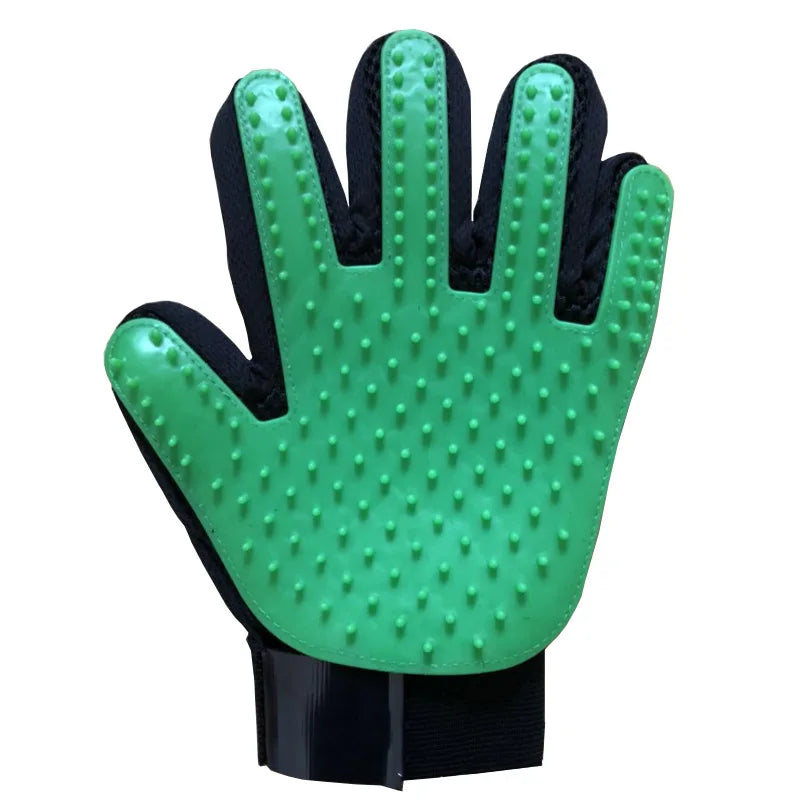 Cat Hair Remove Gloves Rubber Pet Beauty Cleaning Grooming Effective Massage Dog Combs Floating Brush 6 Color