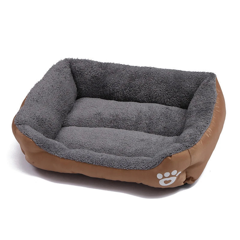 Duży Domowy Kot Pies Łóżko Kwadratowy Pluszowy Kennel Letni Zmywalny Kot Mata Wodoodporny Materac Poduszka Dla Zwierząt Średnie Duże Psy Artykuły Dla Zwierząt