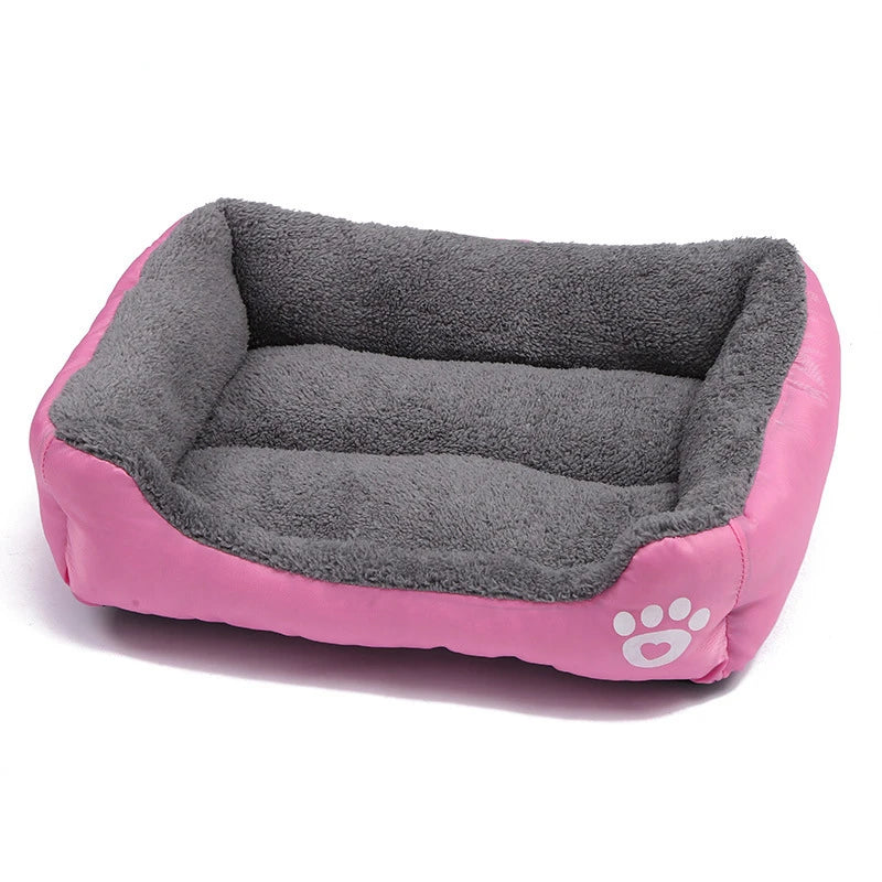 Duży Domowy Kot Pies Łóżko Kwadratowy Pluszowy Kennel Letni Zmywalny Kot Mata Wodoodporny Materac Poduszka Dla Zwierząt Średnie Duże Psy Artykuły Dla Zwierząt