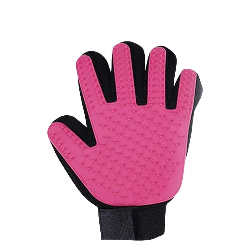 Cat Hair Remove Gloves Rubber Pet Beauty Cleaning Grooming Effective Massage Dog Combs Floating Brush 6 Color