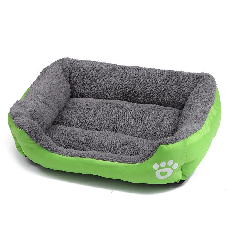 Duży Domowy Kot Pies Łóżko Kwadratowy Pluszowy Kennel Letni Zmywalny Kot Mata Wodoodporny Materac Poduszka Dla Zwierząt Średnie Duże Psy Artykuły Dla Zwierząt