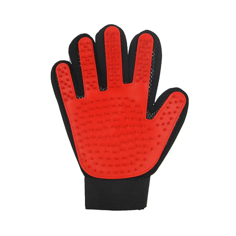 Cat Hair Remove Gloves Rubber Pet Beauty Cleaning Grooming Effective Massage Dog Combs Floating Brush 6 Color