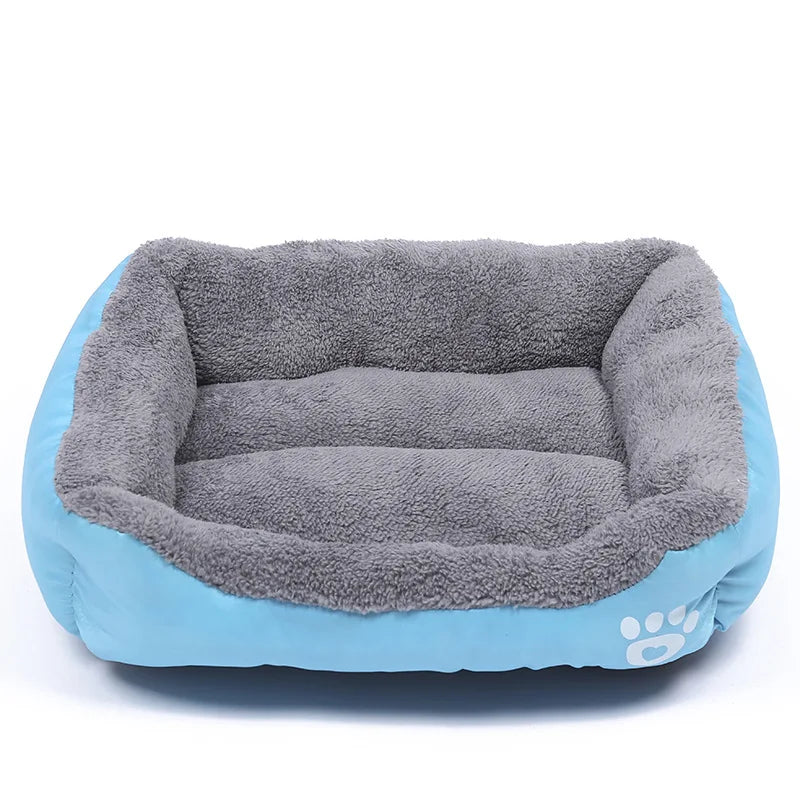 Duży Domowy Kot Pies Łóżko Kwadratowy Pluszowy Kennel Letni Zmywalny Kot Mata Wodoodporny Materac Poduszka Dla Zwierząt Średnie Duże Psy Artykuły Dla Zwierząt