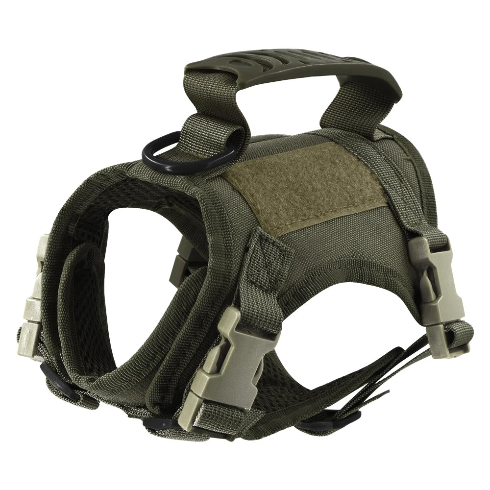 Tactical Cat Harness Leash Puppy Adjustable Kitten Vest For Military Small Dogs Harnesses Working Training Cat Accessories