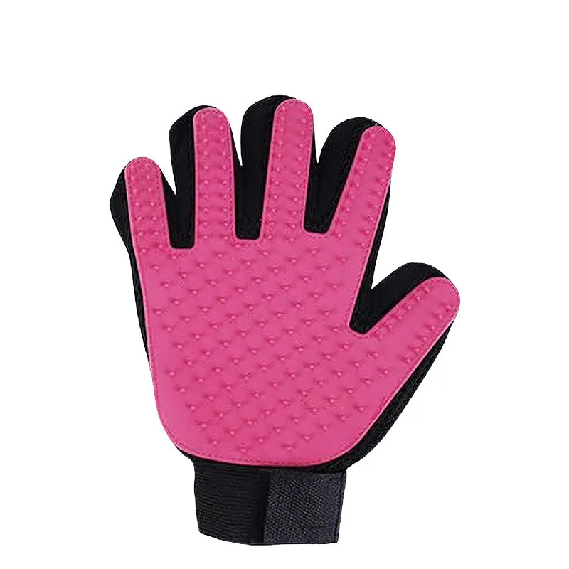 Cat Hair Remove Gloves Rubber Pet Beauty Cleaning Grooming Effective Massage Dog Combs Floating Brush 6 Color