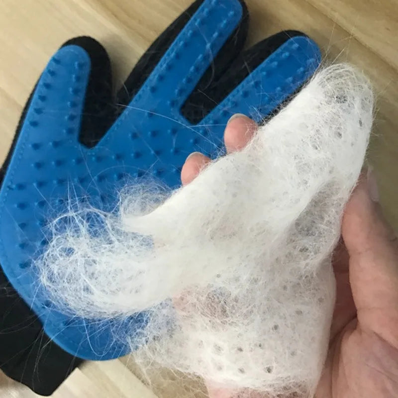 Cat Hair Remove Gloves Rubber Pet Beauty Cleaning Grooming Effective Massage Dog Combs Floating Brush 6 Color