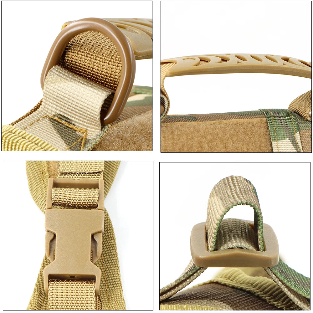Tactical Cat Harness Leash Puppy Adjustable Kitten Vest For Military Small Dogs Harnesses Working Training Cat Accessories