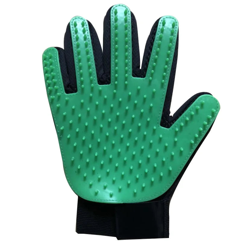 Cat Hair Remove Gloves Rubber Pet Beauty Cleaning Grooming Effective Massage Dog Combs Floating Brush 6 Color