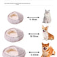 Autumn and Winter soft plush pet bed and pet bed Winter warm and cold plush comforter nest Shell cat nest semi-enclosed cat nest