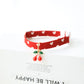 Small Cat Necklace Neck Collar Safety Breakaway Heart shape Dog Tie Adjustable Strap for Puppy Kittens collar with bell
