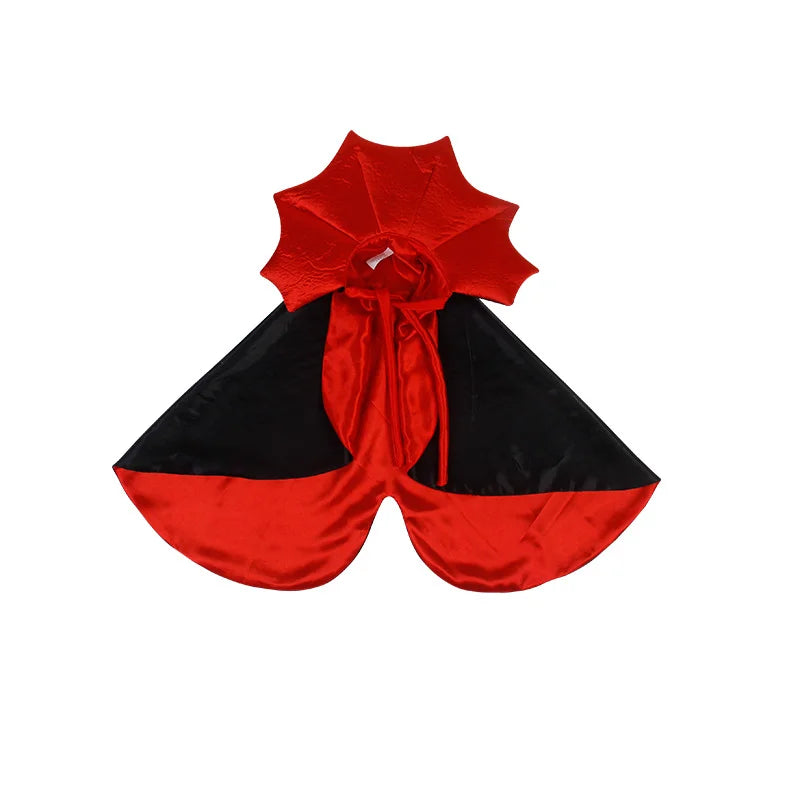 Cute Halloween Pet Costumes Cosplay Vampire Cloak