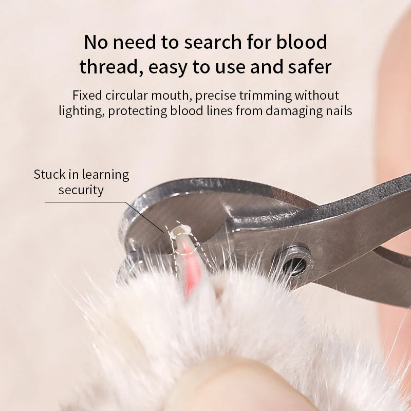 Professional Cat Nail Clippers for Small Cat Dog Stainless Steel