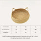 Pure hand-woven rattan cat nest four seasons universal warm pad removable washable winter pet supplies