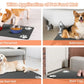 Pet Feeding Mat-Absorbent Pet Placemat for Food and Water Bowl