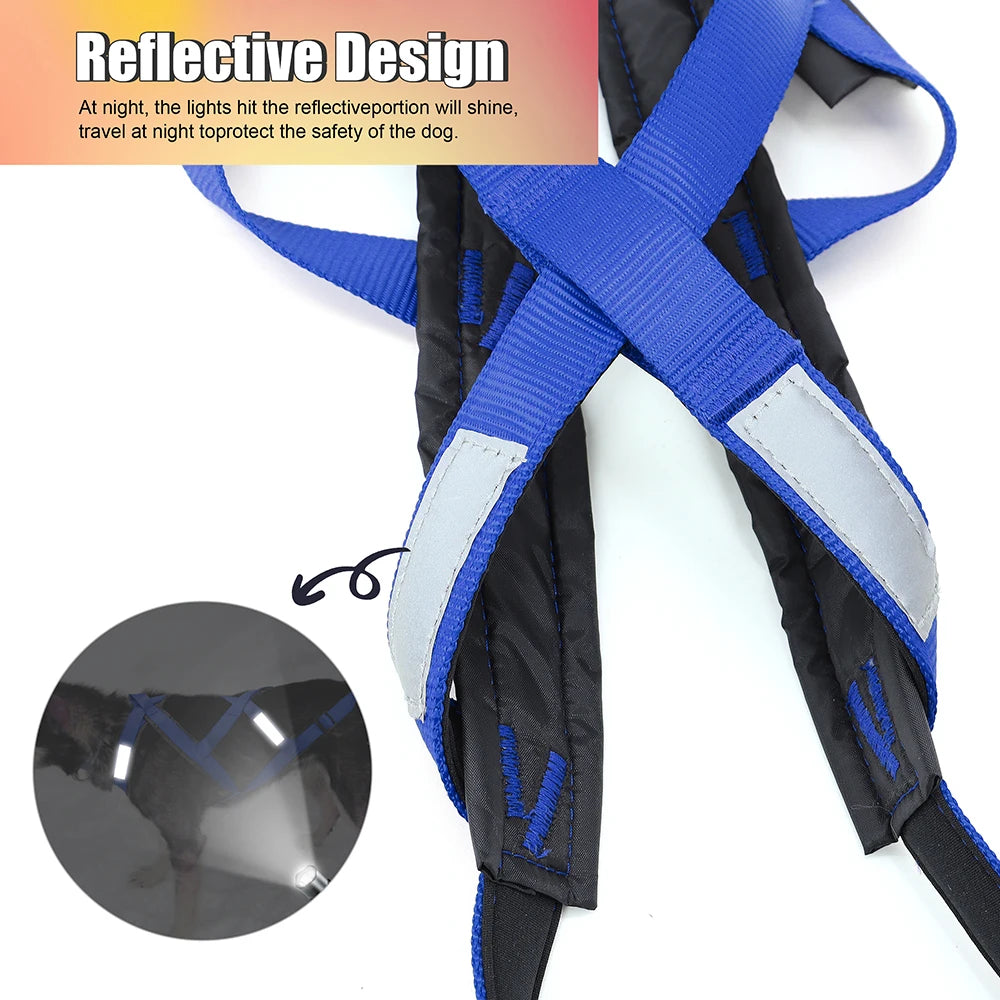 Waterproof Dog Sledding Reflective Harness