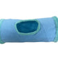 Collapsible Cat Winter Suede Tunnel for  Kitten Play Chase Hide Tunnel,Interactive Bedding Toy in 2 ways,3 ways, Cro