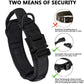 Tactical Dog Collar, Adjustable Military Training Nylon Dog Collar with Control Handle and Heavy Metal Buckle for Medium and Lar