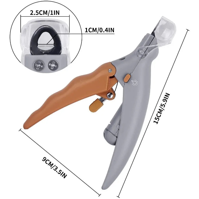 Professional Pet Nail Clipper with LED