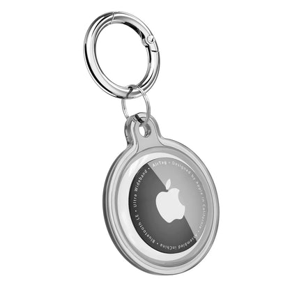 Wodoodporny, antyzaginieniowy brelok z przezroczystym etui z TPU do Apple Airtag Dog Cat Pet Collar Keys Tracker Protective Full Cover 
