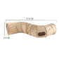 Collapsible Cat Winter Suede Tunnel for  Kitten Play Chase Hide Tunnel,Interactive Bedding Toy in 2 ways,3 ways, Cro