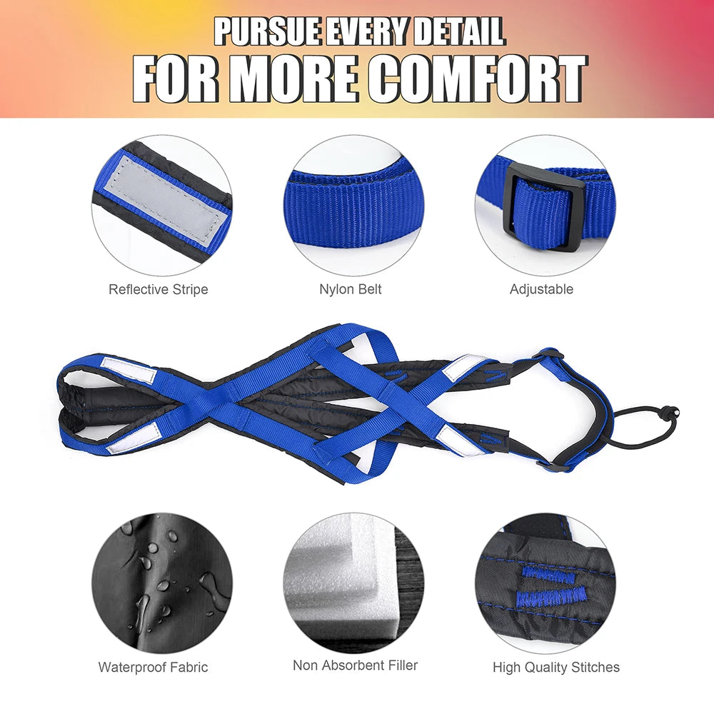 Waterproof Dog Sledding Reflective Harness