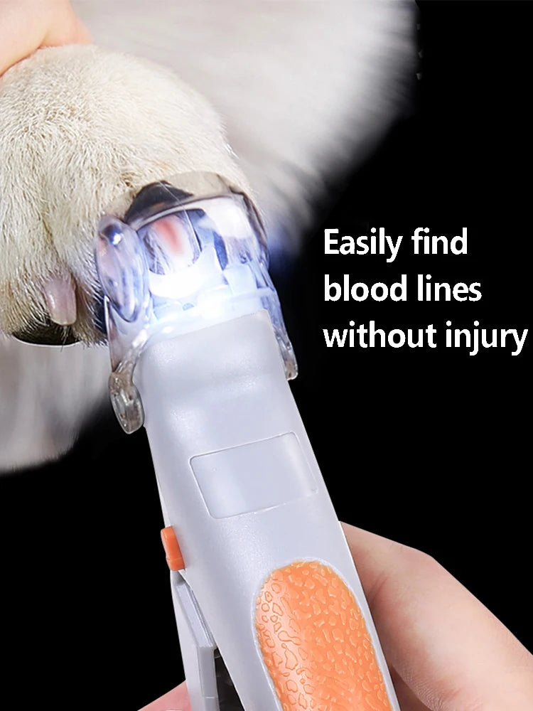 Professional Pet Nail Clipper with LED