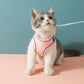 Cat Harness Leash Set for Chihuahua Accessories Dog Cat Vest Pug Leashes Walking Tools Walk Out Leads Products