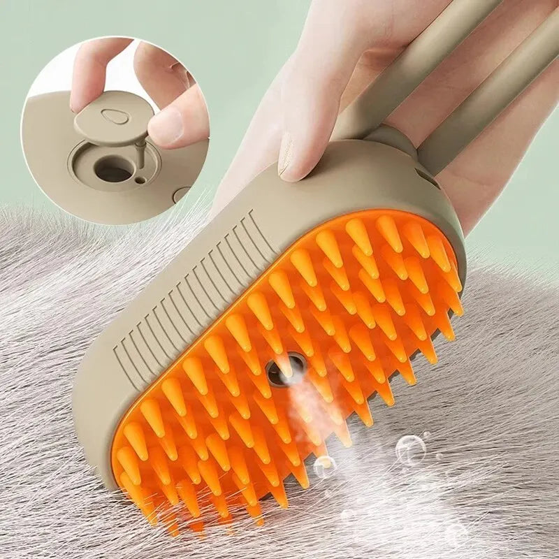 Cat Dog Pet Spray Massage Brush