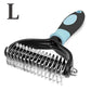 Professional Dog Brush Pet Hair Remover Dog Grooming Comb Removes Hairs Cats Dogs Animal Hair Brush Dog Accessories Pet Items