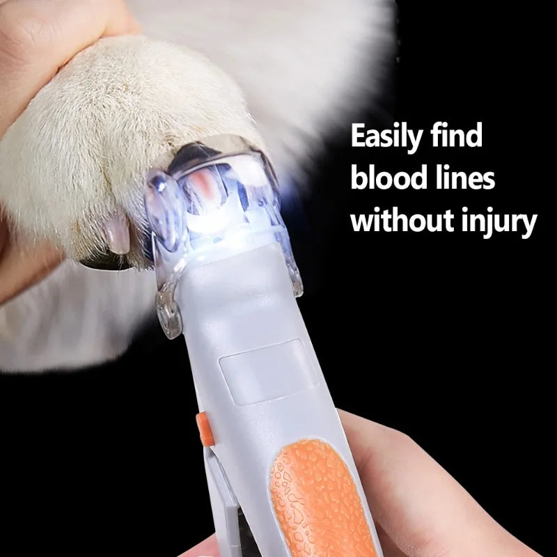 Professional Pet Nail Clipper with LED