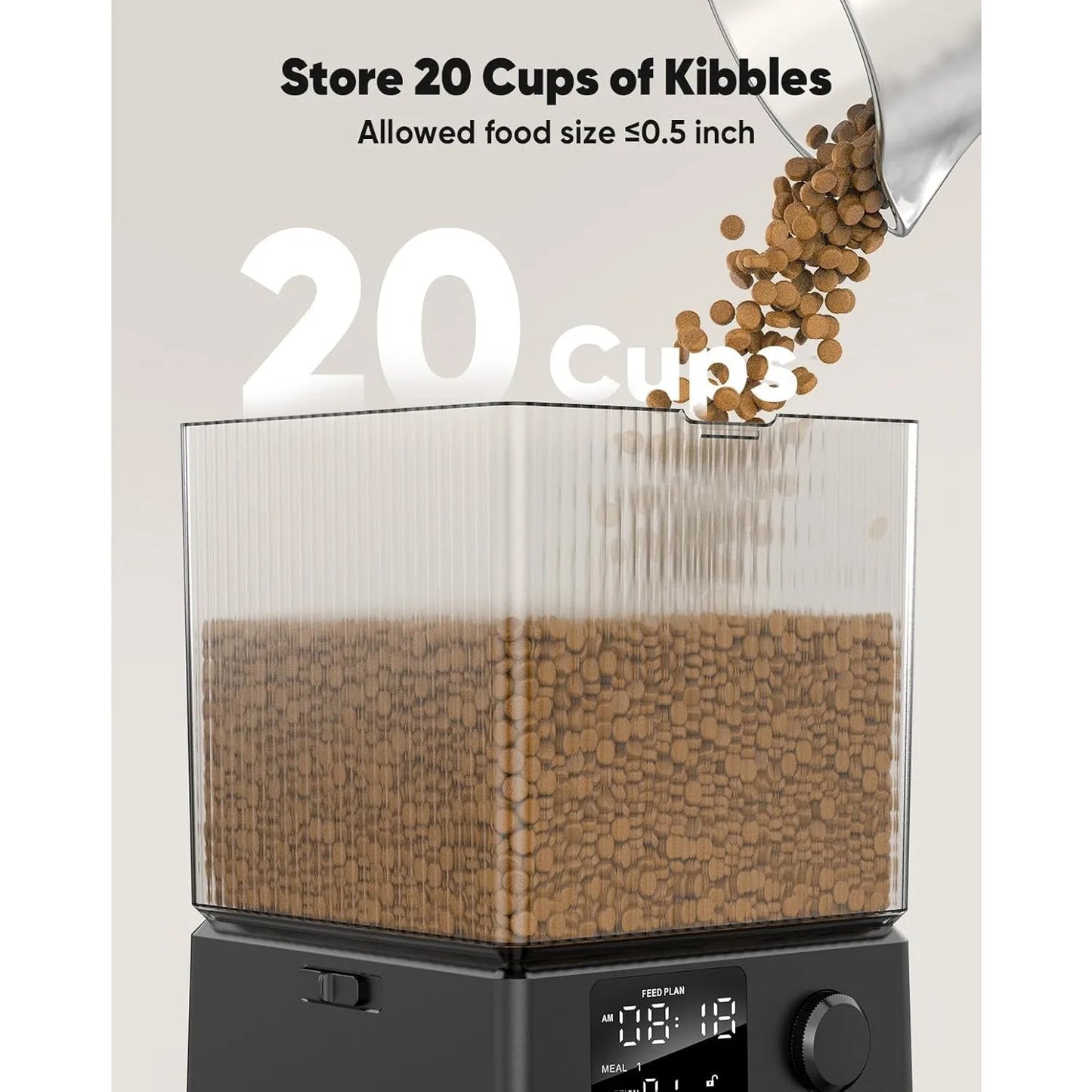 Automatic Cat Feeder for 2 Cats