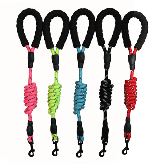 Dog Leash Nylon Reflective Dogs Leash for Small Medium Large Dog Comfortable Soft Handle Outdoor Walking Pet Dogs Accessori