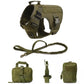 Tactical Military Vest Pet German Shepherd Golden Retriever Tactical  Training Dog Harness and Leash Set For All Breeds Dogs
