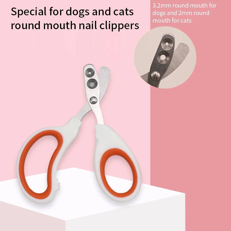 Professional Cat Nail Clippers for Small Cat Dog Stainless Steel